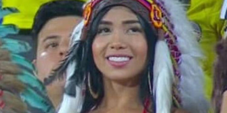 Fans ready to 'give up sleeping' to watch Copa America after glamorous Colombia supporter in bold outfit goes viral