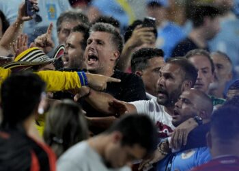 Fight breaks out between fans and players at Copa America match in Charlotte
