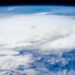 Flying in the eye of Hurricane Beryl