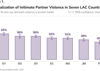 High percentage of Guyanese see intimate partner violence as private issue -LAPOP survey
