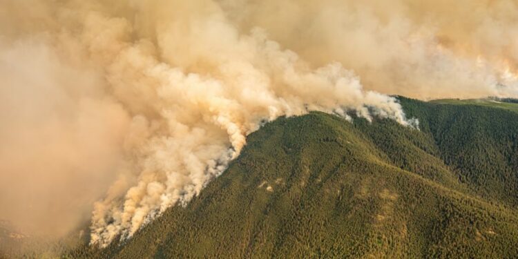 How massive wildfires in the West spread harmful particles across North America - PBS NewsHour