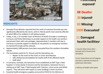 Hurricane Beryl - Grenada and St Vincent & the Grenadines Situation Report #5 (4-July-2024 / 1500 AST) - Grenada