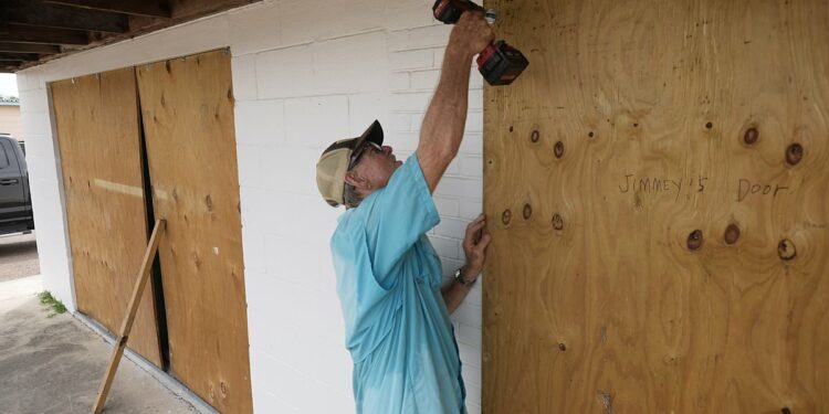 Hurricane Beryl re-strengthens as it bears down on Texas as new tracking map shows when and where it will make landfall