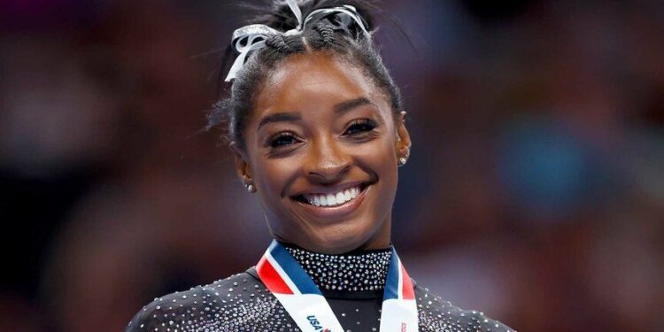 Simone Biles is one of the athletes featured in Inspiring America: Team USA on NBC