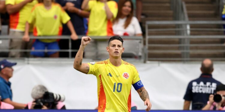 James Rodriguez inspires Colombia into semifinals