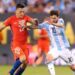Lionel Messi and Argentina vs Chile in Copa America 2024 at MetLife Stadium