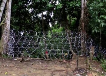 Panama installs barbed wire to block migrants traveling through the Darién Gap