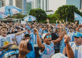 Photo essay: Houstonians celebrate Argentina, Ecuador in Copa America