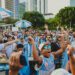 Photo essay: Houstonians celebrate Argentina, Ecuador in Copa America