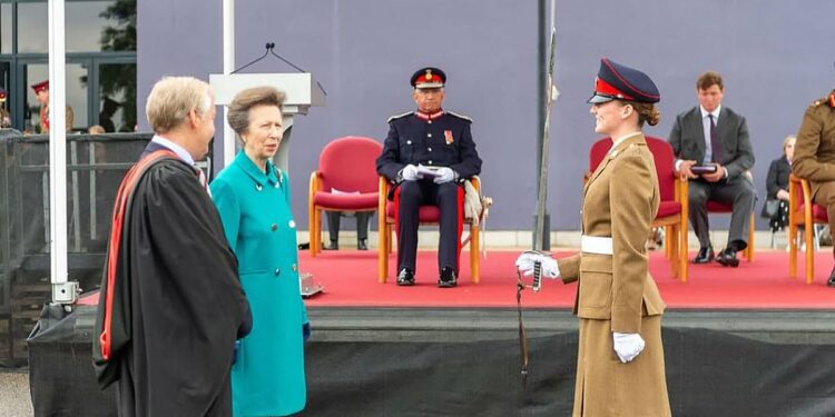 Princess Anne meets university student, 21, hoping to become the youngest person and first woman to row unsupported from Europe to South America