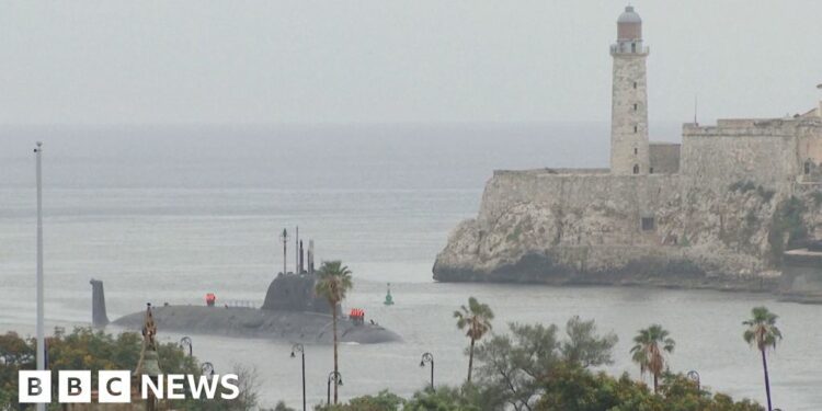 Russian military fleet arrives in Havana, Cuba