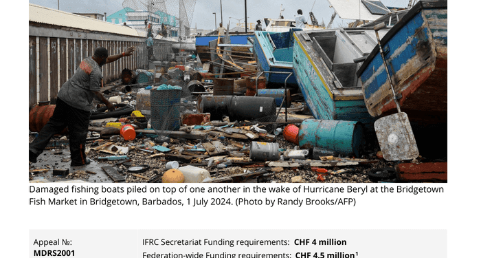 Saint Vincent and the Grenadines, Grenada, Barbados and Jamaica | Hurricane Beryl - Emergency Appeal No. MDRS2001 - Grenada