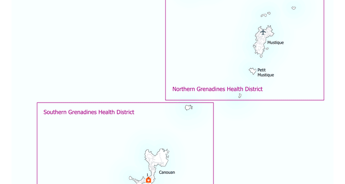 St Vincent & Grenadines: Hurricane Beryl - Grenadines Health Facilities and Districts (6 Jul 2024) - Saint Vincent and ... - ReliefWeb