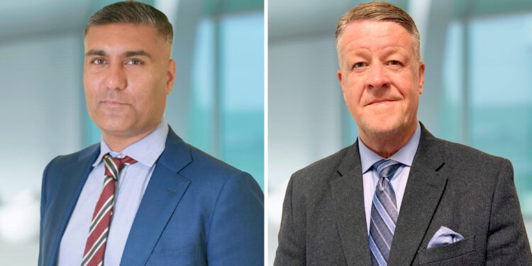 (L.-R.): Ajay Barolia, Senior Vice President Cargo, Swissport North America and Peter Weir, Senior Vice President Cargo Commercial, Swissport North America