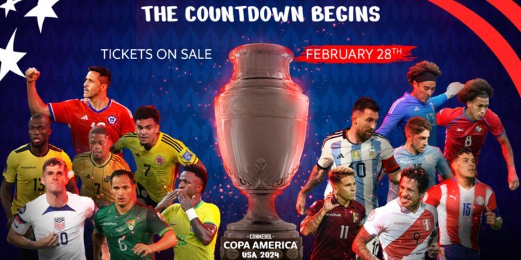 TICKETS FOR CONMEBOL COPA AMÉRICA USA 2024™ WILL GO ON SALE FEBRUARY 28