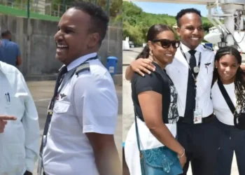 Tevin DaSilva becomes 1st Vincentian male to fly American flight into SVG