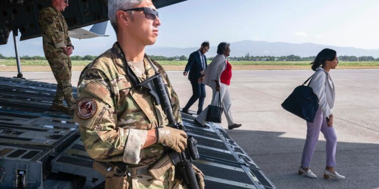 US ambassador visits Haiti to meet new leaders and Kenyan police helping to curb gang violence