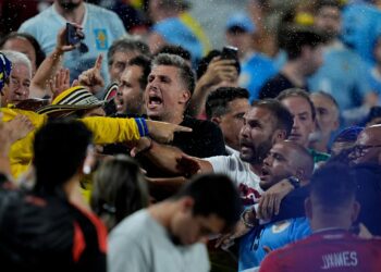 Uruguay footballers clash with Colombia fans after Copa America match | Football News