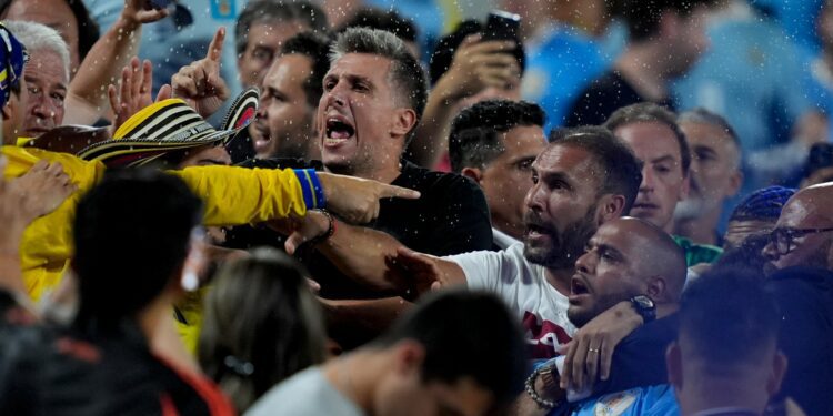 Uruguay footballers clash with Colombia fans after Copa America match | Football News