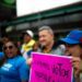Venezuelan citizens protest the disqualification of María Corina Machado at a demonstration in Bogotá in February. Venezuela’s Election Faces Seemingly Insurmountable Obstacles.