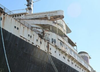 Where will America's flagship dock?