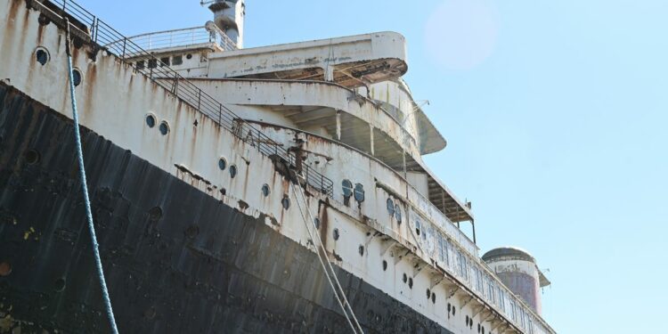 Where will America's flagship dock?