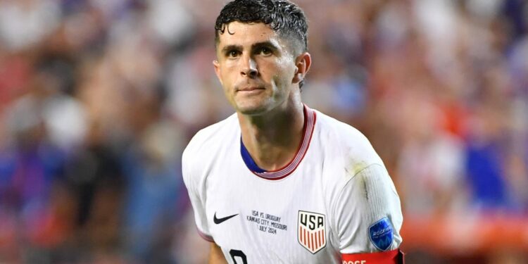 Why isn't Christian Pulisic playing for Team USA at the 2024 Paris Olympics?