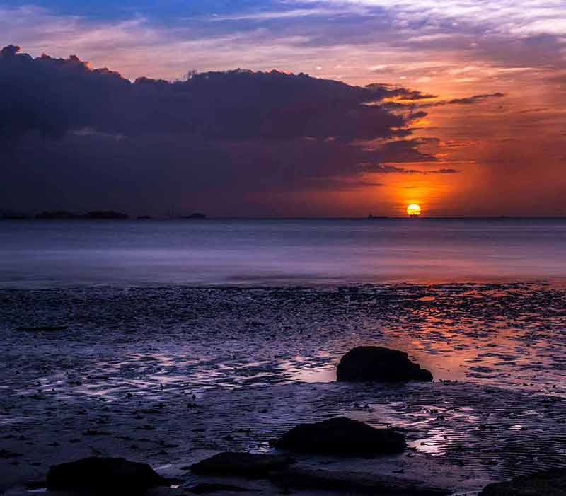 best beaches in trinidad and tobago sunset over the beach
