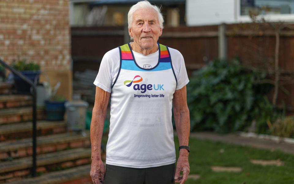 John Starbrook photographed at his home in Staines