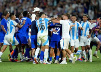 Tensions boiled over when France and Argentina met for first time since racist chants