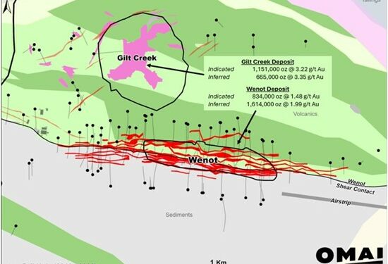 Omai Gold Mines Provides Exploration Update on Omai Project in Guyana