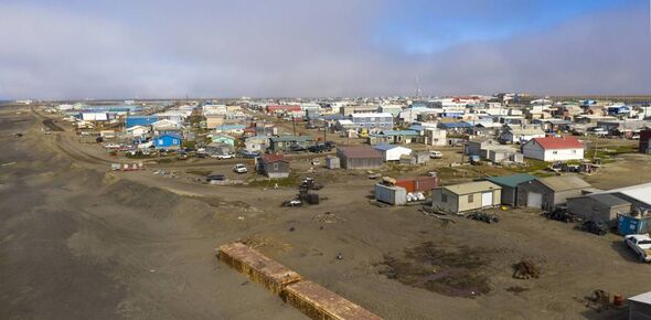 The small homes in the city of Utqiagvik