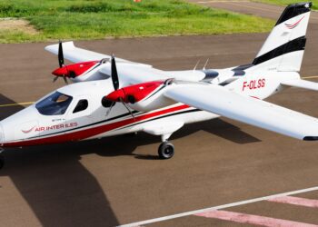 Tecnam P2012 STOL Takes-Off In Saint Barthelemy