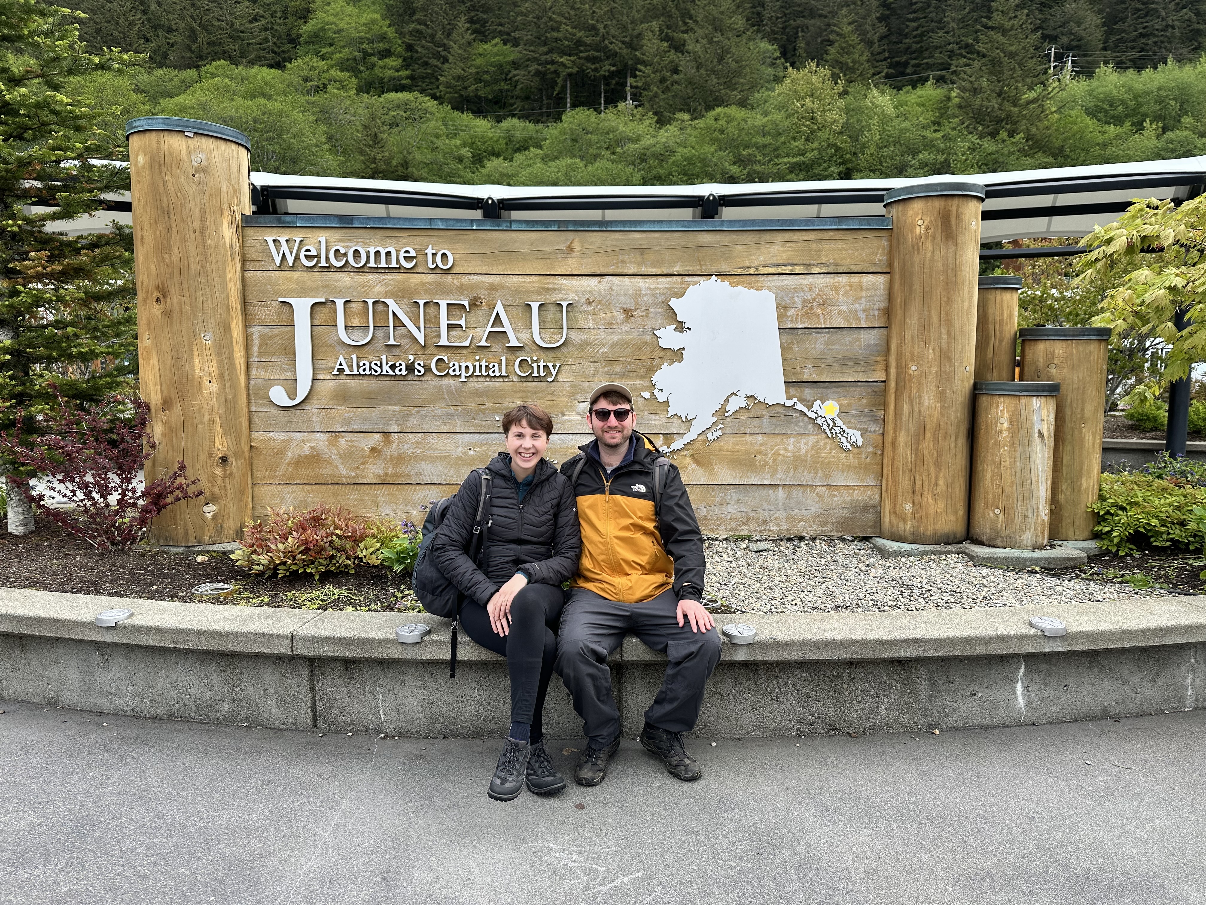 Paul and Claudia stopped off at Alaska's charming capital, Juneau