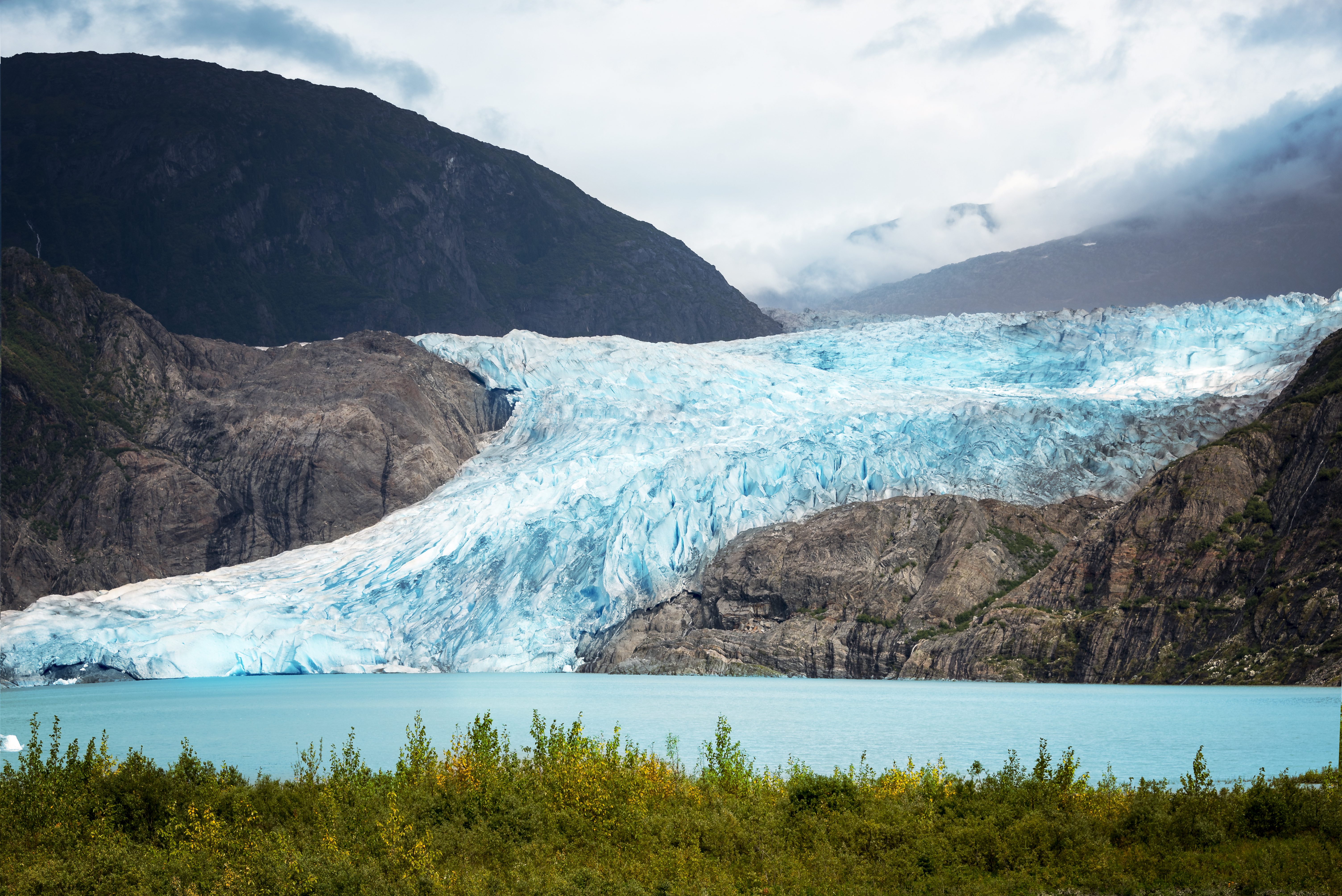 A canoe trip to Mendenhall Glacier was a memorable experience