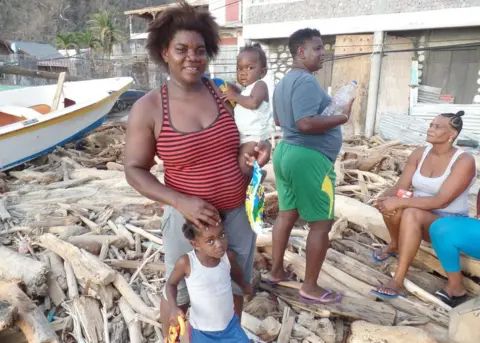Gemma Handy Soufriere mother-of-six Anne-Marie Williams says her children are going hungry