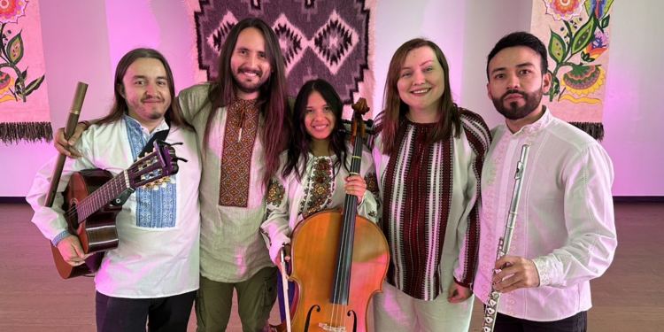 Ukrainian band from Colombia hits the mainstage at Folklorama’s Ukraine-Kyiv pavilion