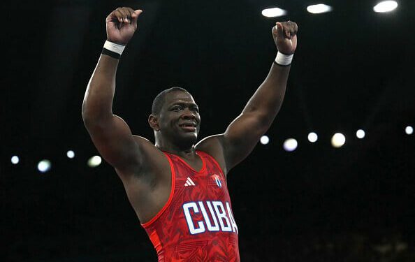 Cuban wrestler Mijain Lopez becomes first to win 5 gold medals in same individual event