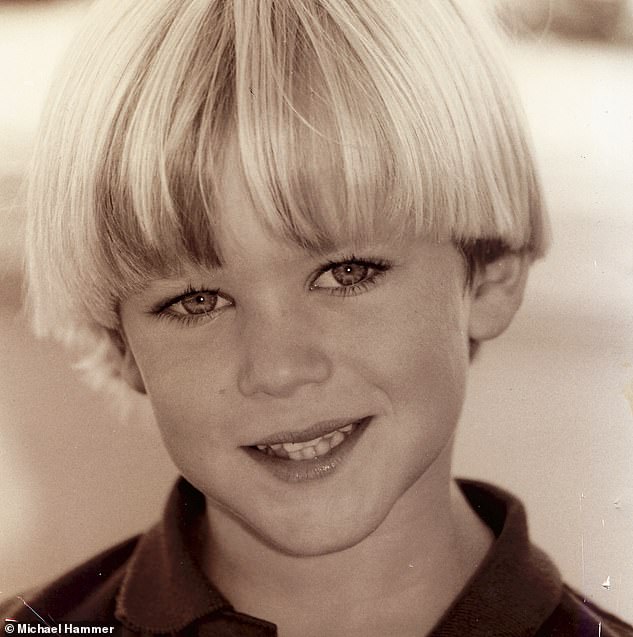 A young Armie, Dallas, 1990