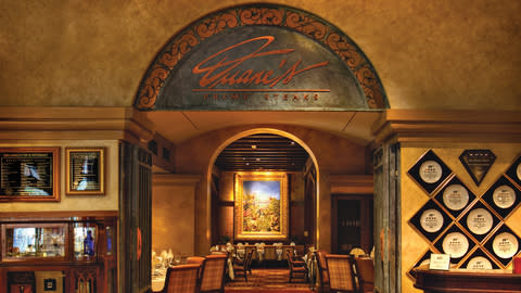 Duane's Prime Steaks & Seafood at The Mission Inn Hotel & Spa is the recipient of the AAA Four Diamond Award since 1996. Credit: Historic Hotels of America and The Mission Inn Hotel & Spa.