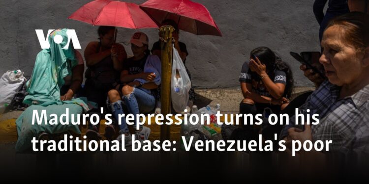 Maduro's repression turns on his traditional base: Venezuela's poor
