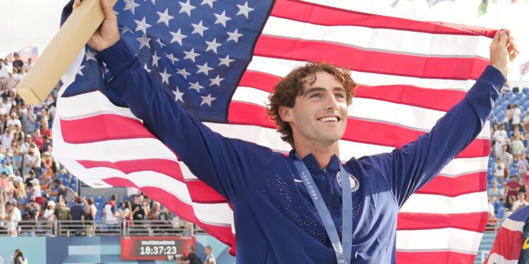 Map Shows USA 2024 Olympics Medal Winners by State