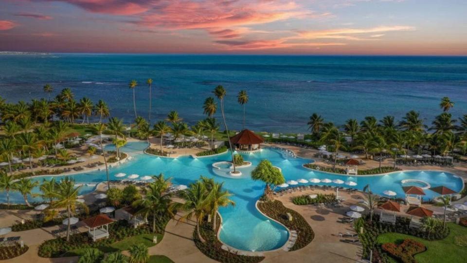 Take a dip in the Atlantic or in Puerto Rico’s largest lagoon-style pool.