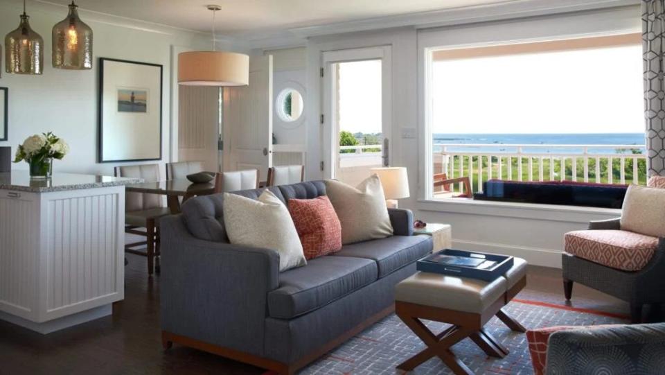 New England charm meets ocean views at Inn by the Sea.