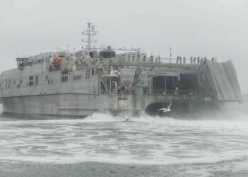 U.S. Navy support ship Point Loma christened in Alabama