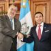 Indiana Secretary of State Diego Morales meets with the President of Guatemala