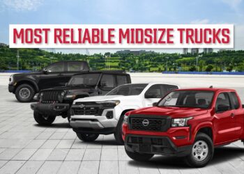 The Most Reliable Midsize Pickups Trucks In 2024 In The USA.