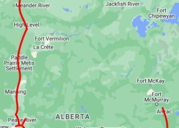 Northernmost point on North American rail network to lose service