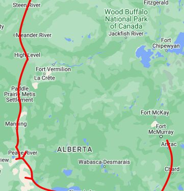 Northernmost point on North American rail network to lose service