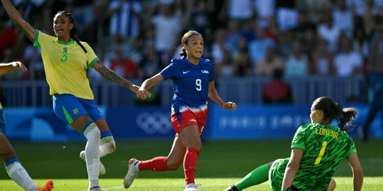 Mallory Swanson strike hands USA gold medal with win over Brazil